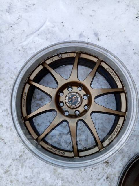 Диски литые R17, Sakura, 17", 1 шт, 4x100, 4x114.3, 4 шт, б/у, в ...