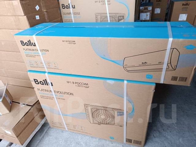 Кондиционер инвертор Ballu Platinum Evolution DC BSUI-24HN8_23Y 80м2 ...