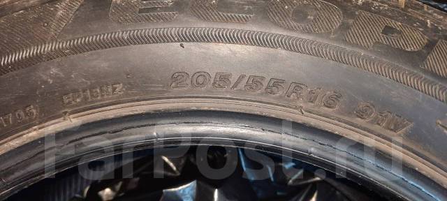 Bridgestone, 205/55 R16, 16", 1 шт, в наличии, 205 мм, 55 %, радиальный ...