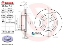 ���� ��������� UV Coated | ����� | Toyota Hilux VIII ����� (_N1_), Toyota Fortuner �����������, Toyota Hilux c �������� ���������� Brembo 09D61711 09D...