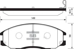 ������� ��������� Hyundai Starex 03-07 �������� 581012AA26 Sangsin Brake Sangsin Brake SP1157 SP1157 ����