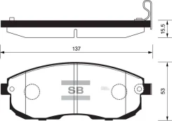 ������� ��������� Nissan Sangsin Brake Sangsin Brake SP1183 SP1183 ����