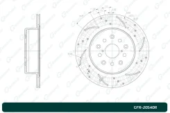 ���� ��������� ��������������� G-brake GFR-20540R ������ Gbrake GFR20540R GFR20540R ����