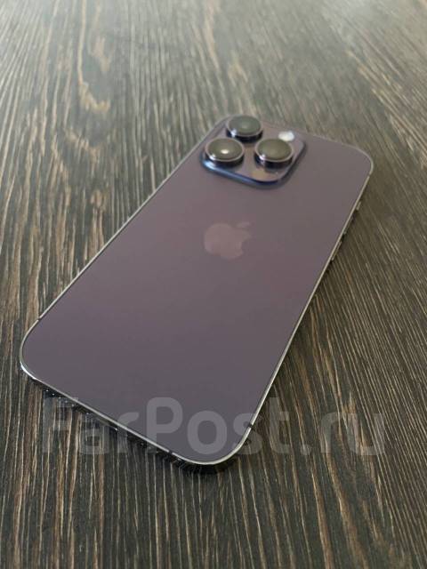iPhone 14 pro, 256 гб, 6.10", фиолетовый, б/у, в наличии. Цена: 78 000 ...