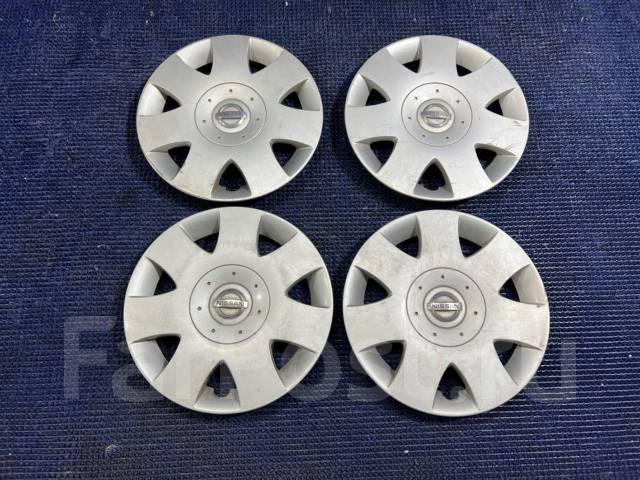 Колпаки R14 (комплект) Nissan, 14", 1 шт, 4 шт, б/у, в наличии. Цена: 2 ...