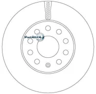 ���� ��������� AUDI A3/Skoda Octavia/VW GOLF 12- �������� ����. D 276��. TRW DF6903S DF6903S ����