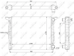 �������� ford galaxy/vw s 519523 NRF 519523 ����