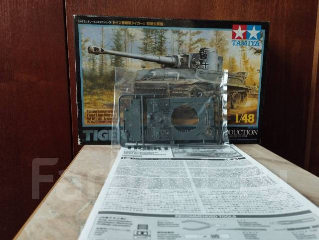 Сборная модель танка Тигр. Ранняя версия. Масштаб 1:48, б/у, в наличии ...