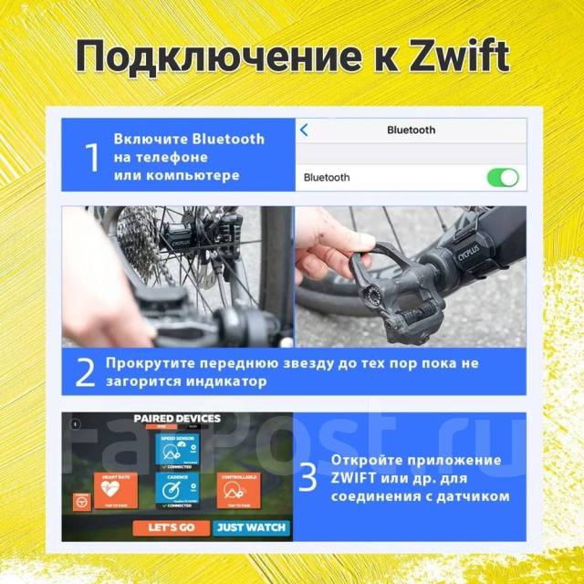 Датчик скорости и каденса Cycplus C3 New, новый, в наличии. Цена: 1 400 ...