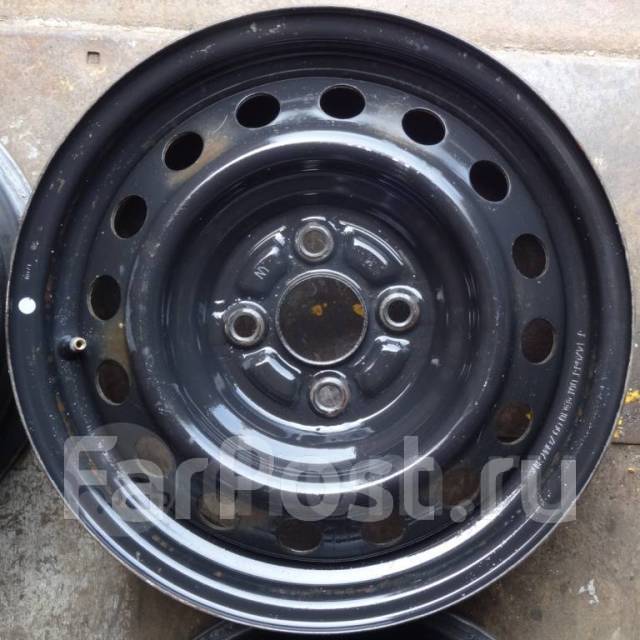 Оригинальные штампованные диски Toyota R14 6.0J 100x4. 4 шт. Отправка ...
