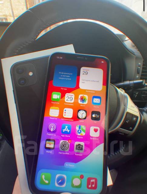 iPhone 11 128, 6.10", моноблок, черный, 3G, 4G LTE, 5G, Dual-SIM ...