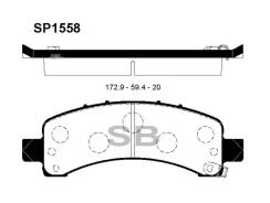 ������� ��������� Cadillac Escalade; Chevrolet Tahoe 03-06 ������ Sangsin Brake Sangsin Brake SP1558 SP1558 ����