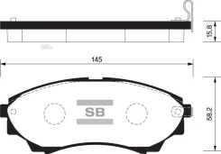 ������� ��������� �������� Sangsin Brake SP1479 SP1479 ����