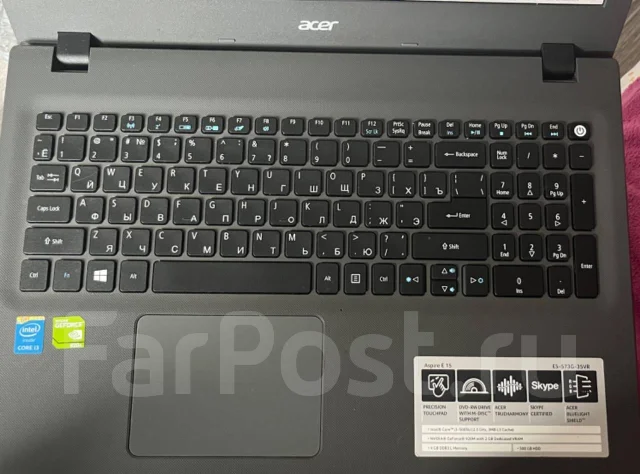 Acer Aspire E5-573G. 15.6", 2����, ��� 4 ��, ���� 500���, WiFi: 1, Bluetooth: 1, ����������� �� 4��. ����