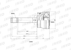 ���� Nissan QD32ETI VG33E TD27 NA20S ZD30DDTI VQ35DE E50 D21 R50 Inko 320042 320042 ����