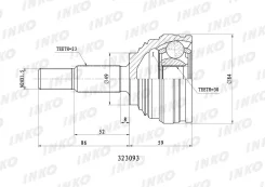 ���� Nissan 39100-4AA0A Inko 323093 (CO-6326.0210-G15RA) 323093 ����