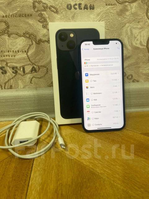 iPhone 13 128гб 87акб, 6.10", моноблок, б/у, в наличии. Цена: 45 000₽ в ...