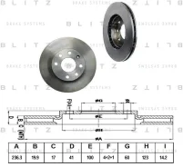 ���� ��������� �������� ������������� Daewoo Lanos/Nexia 95- Blitz BS0374 BS0374 ����