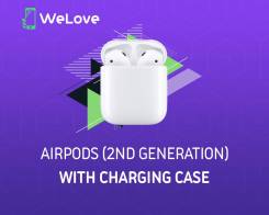 Apple AirPods.     