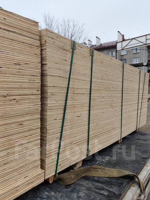 Фанера хвойная 12мм 3/3 НШ PLY 3-х слойная 2440х1220 ФСФ Segezha Group ...