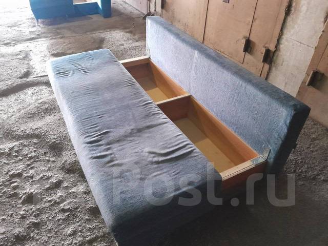 Диван еврокнига, еврокнижка, ткань, другое, ящик для белья, 190,0 см ...