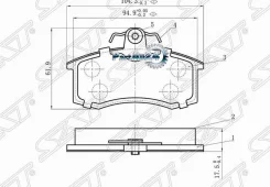 ������� ��������� (�������) LDA Granta 11- / Datsun on-DO 14-19 SAT ST-410805PA0A, �������� ST410805PA0A ����