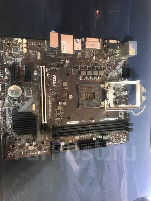 Материнская плата MSI h310M VDH-Plus, LGA 1151 v2, б/у, в наличии. Цена ...