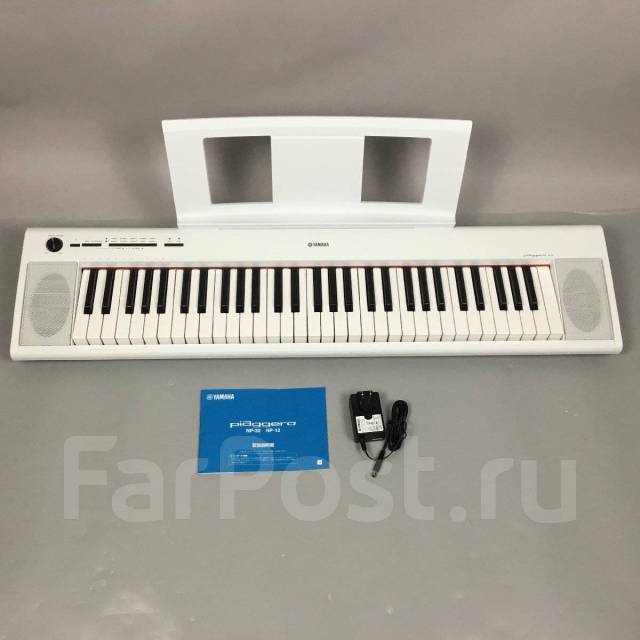 Электронное пианино Yamaha NP-12WH, б/у, в наличии. Цена: 21 000₽ во ...