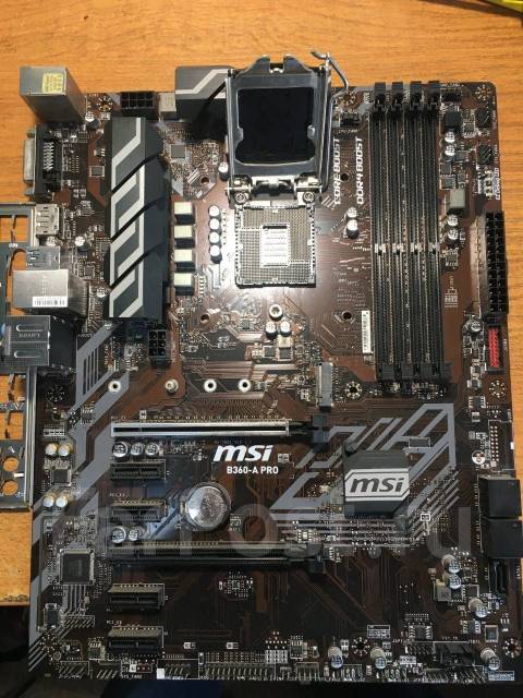 Материнская плата MSI B360-A PRO LGA1151-v2, б/у, в наличии. Цена: 4 ...