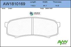 ������� ��������� ������ Toyota Land Cruiser(J70/80/90/120)/Prado(1�50) 3.0D 10 Aywiparts AW1810169 AW1810169 ����