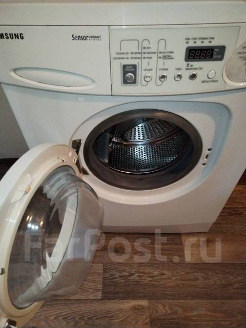 Стиральная машина Samsung sensor compact f1015j, 4,5 кг, б/у, в наличии ...