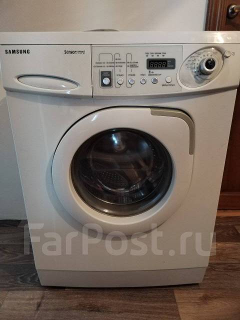 Стиральная машина Samsung sensor compact f1015j, 4,5 кг, б/у, в наличии ...