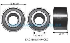 ��������� ������ ������� KOYO ������ DAC3580WHR4CS0 Toyota 35*80*47 90363-35087/90363-35042/90363-�35060 � �������� DAC3580WHR4CS0 ����