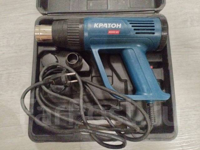 Фен промышленный Кратон HAG-2000Е 2000W, б/у, в наличии. Цена: 2 000₽ в ...