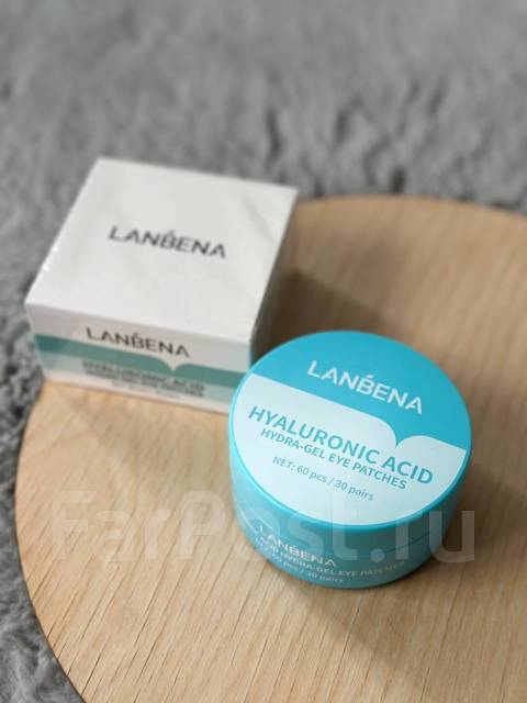 Патчи для глаз гиалуроновые Lanbena, в наличии. Цена: 400₽ во Владивостоке