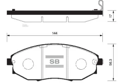 ������� ��������� Chevrolet Epica �������� (96475027) Sangsin Brake Sangsin Brake SP1193 SP1193 ����