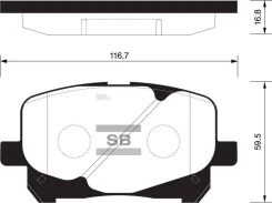 ������� ��������� �������� Toyota Previa ACR3 2.0 D-4D/2.4 16V VVT-i 03 SP1591 Sangsin Brake SP1591 SP1591 ����