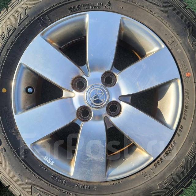 958 оригинальные литые диски Toyota, 14", 1 шт, 4x100, 54,1 мм. 4 шт, б ...