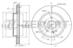 ���� ����. �����. MB M-Class (W163) 98- Zekkert BS-5601 BS5601 ����