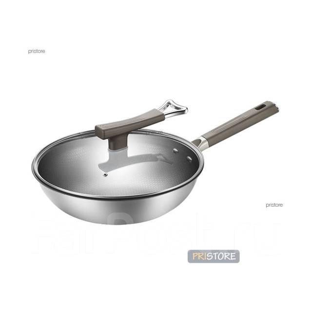 Антипригарная титановая сковорода - вок Xiaomi Crystal Kitchen, новый ...