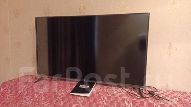 40" (101 см) Телевизор LED DEXP F40G7000C черный, Full HD, новый, в ...