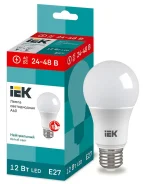 ����� LED A60 ��� 12�� 24-48� 4000� E27 IEK ����