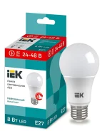 ����� LED A60 ��� 8�� 24-48� 4000� E27 IEK ����