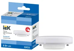 ����� LED T75 �������� 8�� 230� 6500� GX53 IEK ����