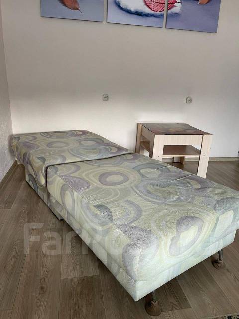 Кресло-кровать ш 90 д 200, ткань, ножки, складное, бежевый, 90,0 см ...