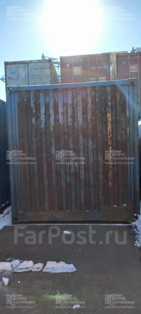 Продам б/у 20-ф контейнер ТрансКонтейнер, в наличии. Цена: 75 900₽ в ...