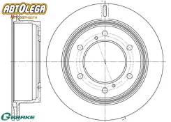 ���� ��������� ���. G-brake Nissan Terrano LBYD21, VBYD21, WBYD21, WHYD21 GR-20025 ����
