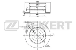 ���� ����. ����. Mitsubishi Colt VI 04- Smart Forfour (454) 04- Zekkert BS-5790 BS5790 ����