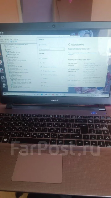 DEXP. 15.6", 2,4����, ��� 12 ��, ���� 256���, WiFi: 1, Bluetooth: 1, ����������� �� 1��. ����