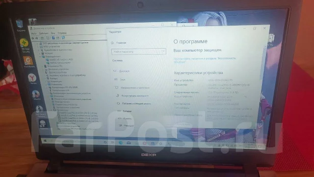 DEXP. 15.6", 2,4����, ��� 12 ��, ���� 256���, WiFi: 1, Bluetooth: 1, ����������� �� 1��. ����